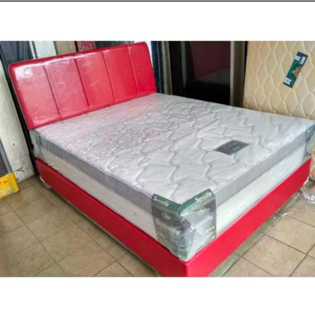 set new elite serenity supreme 160x200 kasur spring bed divan sandaran glx royal plush top