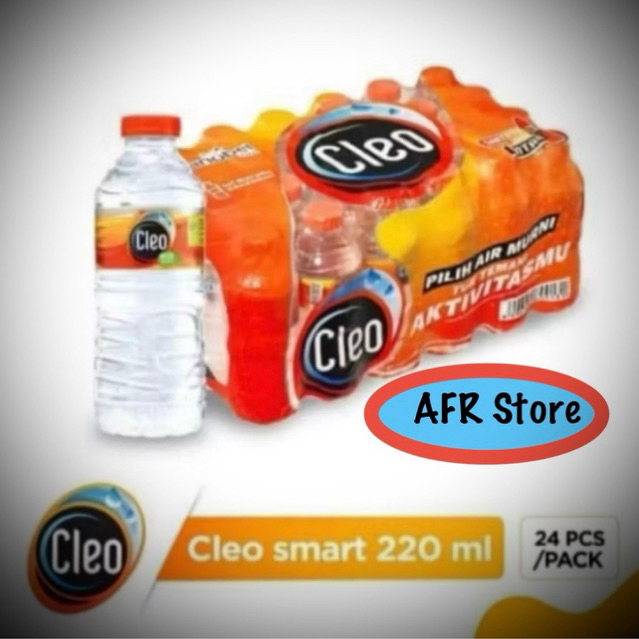 

[ PAKET 5 PACK ]—- Cleo Smart 220ml 24 botol/ pack
