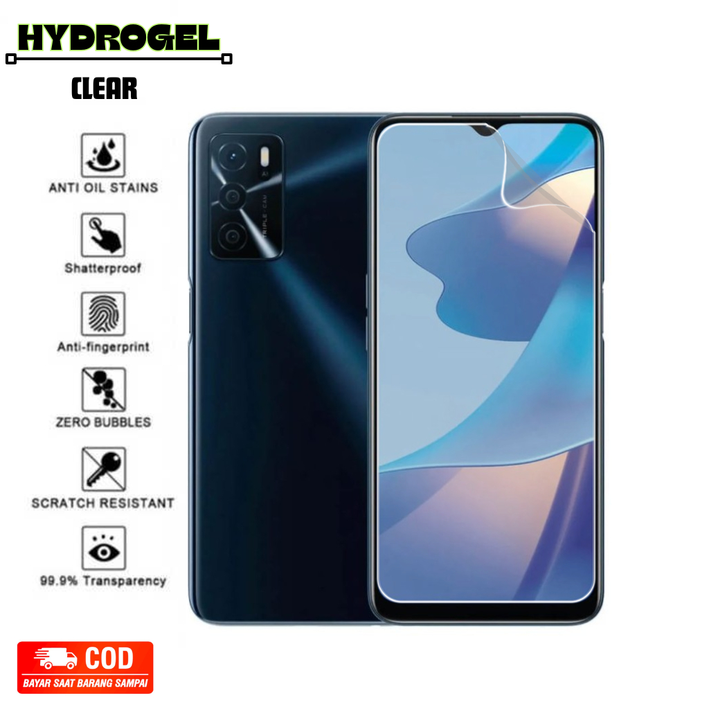 Anti Gores Hydrogel Oppo A54s/A55/A55 5G  Tempered Glass Anti Pecah Anti Spy Bening Anti Minyak
