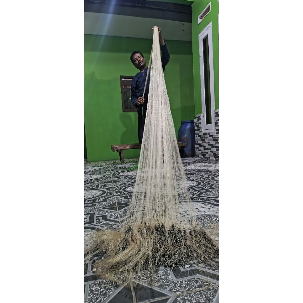 jala ikan nila 3jari/2½inci senar 030mm