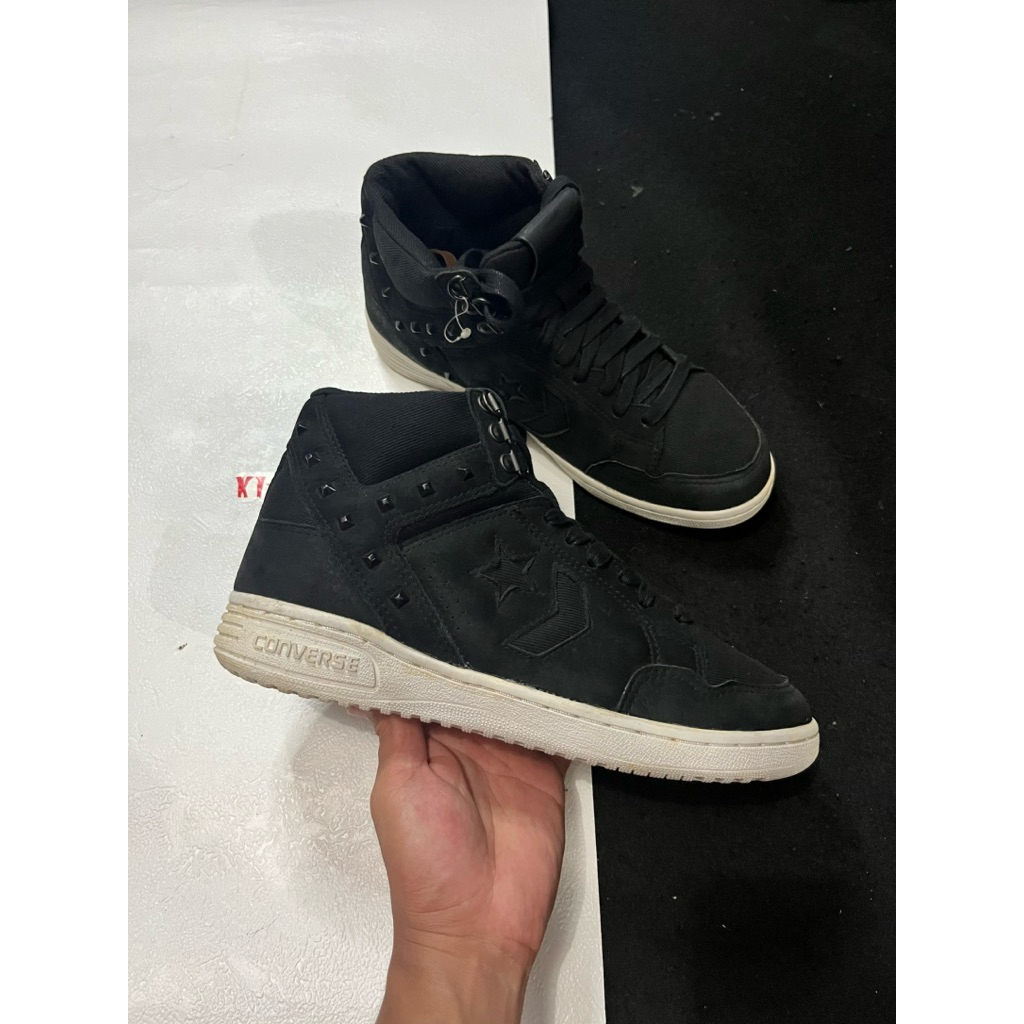 Converse Weapon Black Leather Size 42.5/27cm