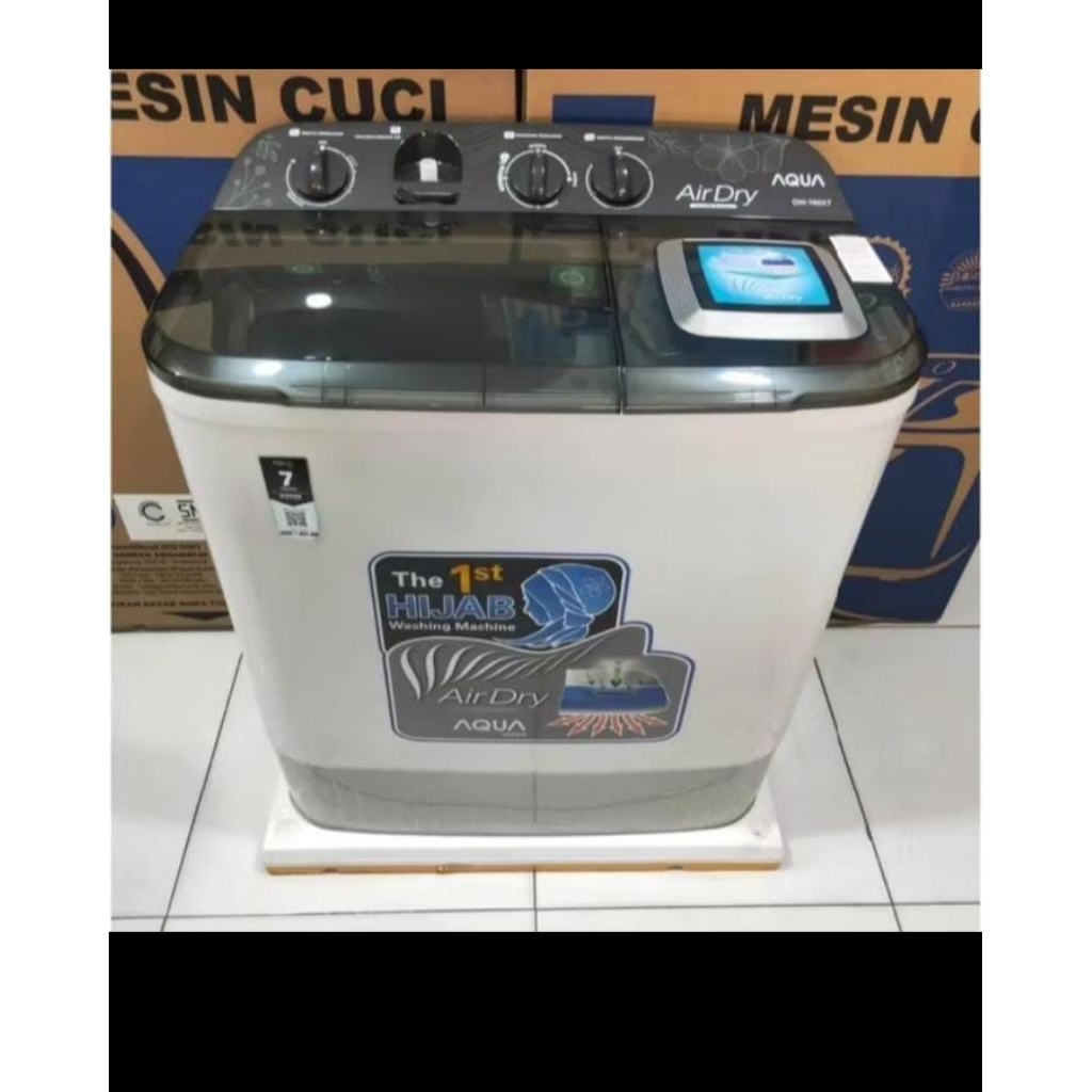 MESIN CUCI MEREK AQUA 2 TABUNG 14KG