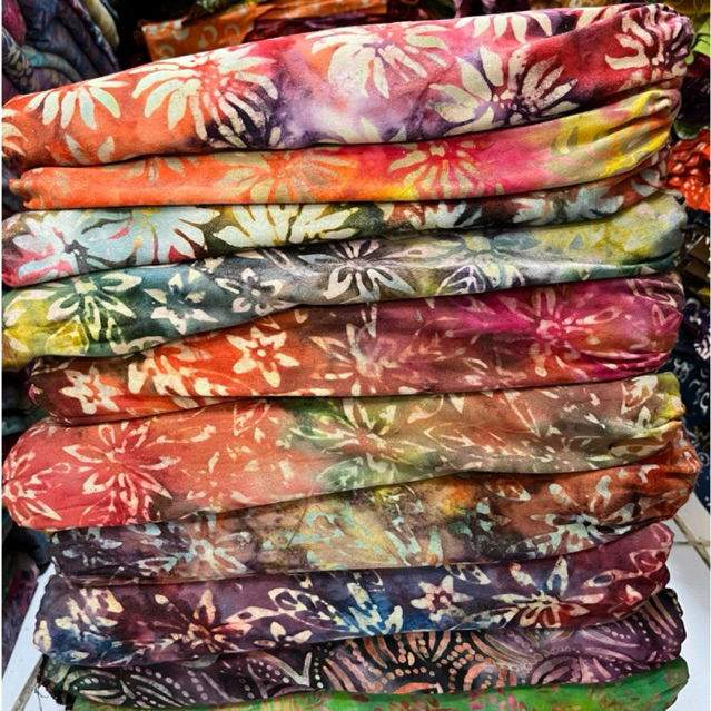Kain Batik Rayon Santung Motif
