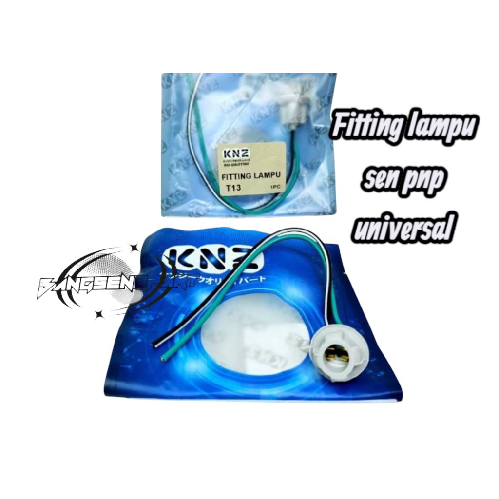 FITTING PITING SOKET COP LAMPU SEN SEIN SENJA T13 STOP REM S25 MOTOR MOBIL UNIVERSAL KNZ