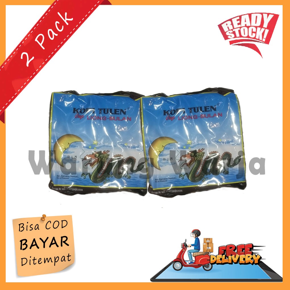 

COD 2 Pack (4 Renceng) Kopi LIONG BULAN Mini Tanpa Gula @8gr Original Kopi Legend Khas Bogor