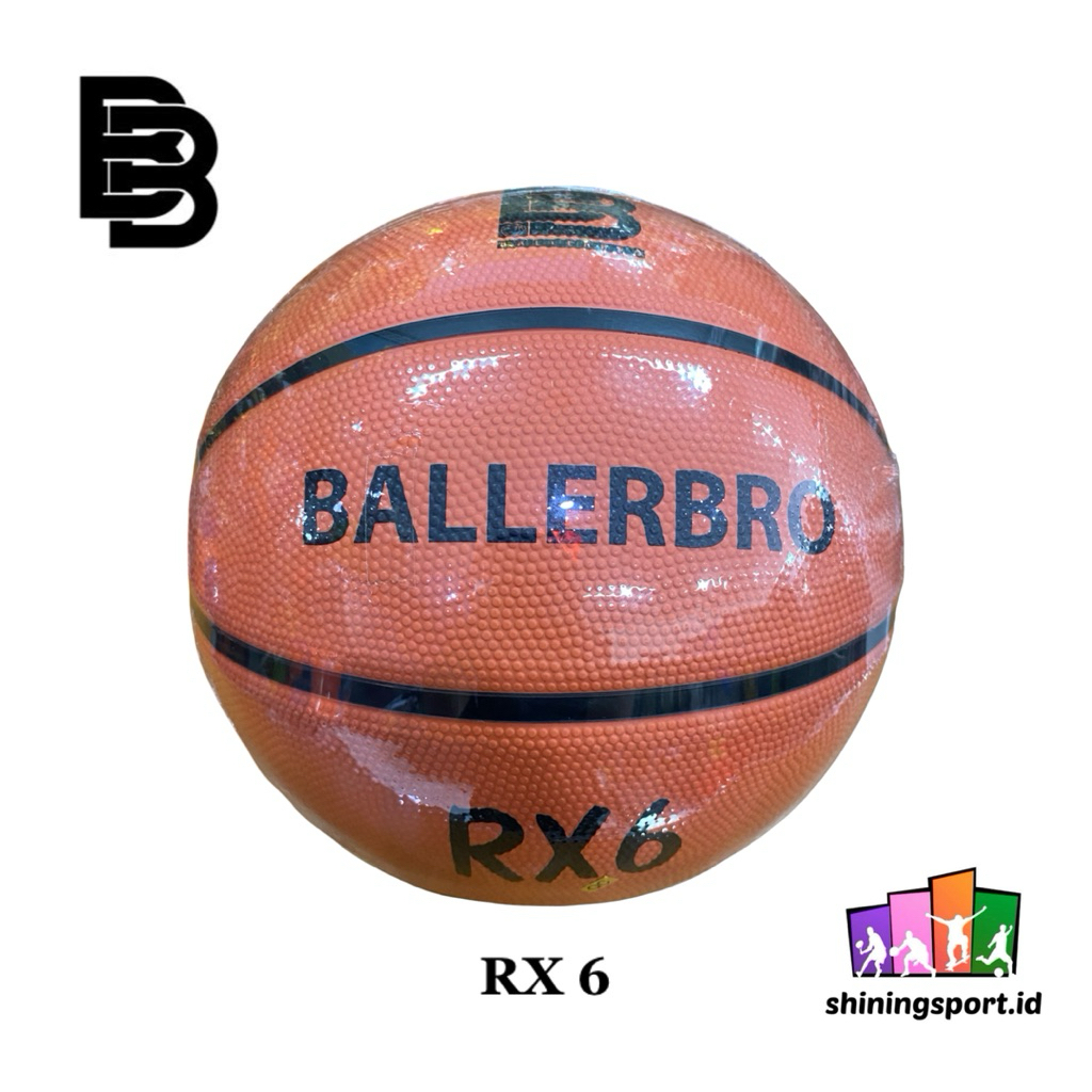 Bola Basket Basketball Ballerbro RX-6 Size 6 Original (+ FREE Jaring & Pentil)