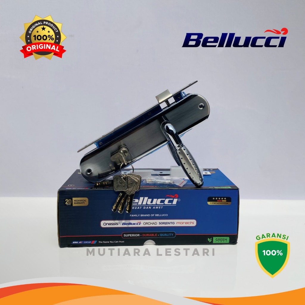 Kunci Pintu Rumah Besar Bellucci | 1 Set Handle Gagang Pintu Besar