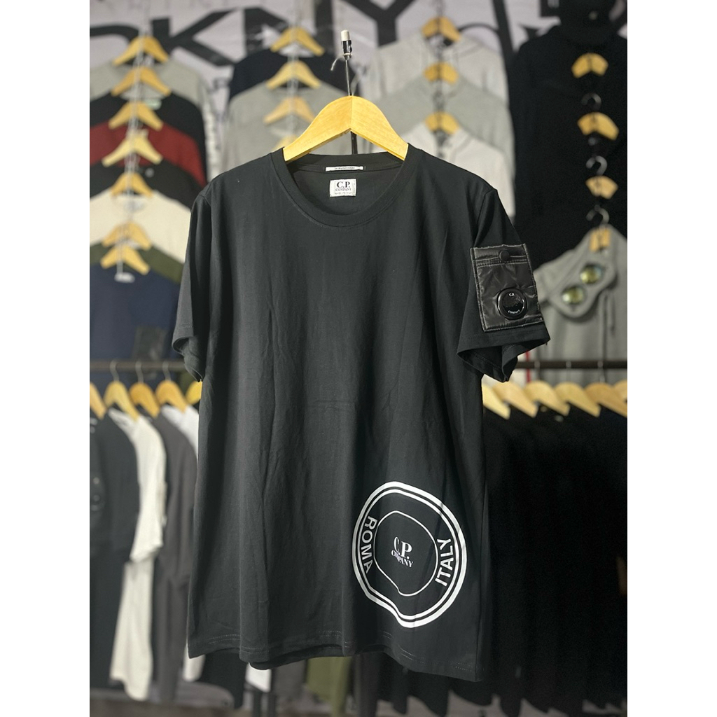 T-Shirt C.P. Company Pocket With Nylon Lens