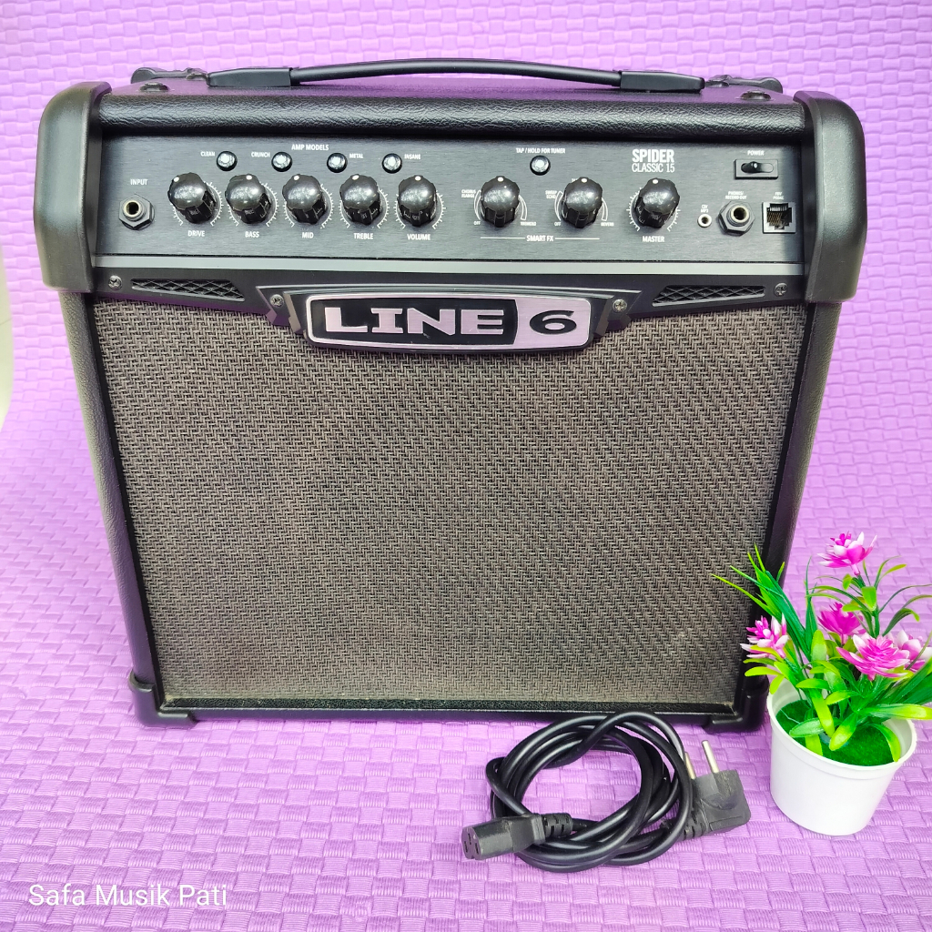 LINE 6 Spider Classic 15 Amplifier Gitar mulus,No kardus, Potensio masih kenceng, Full Original