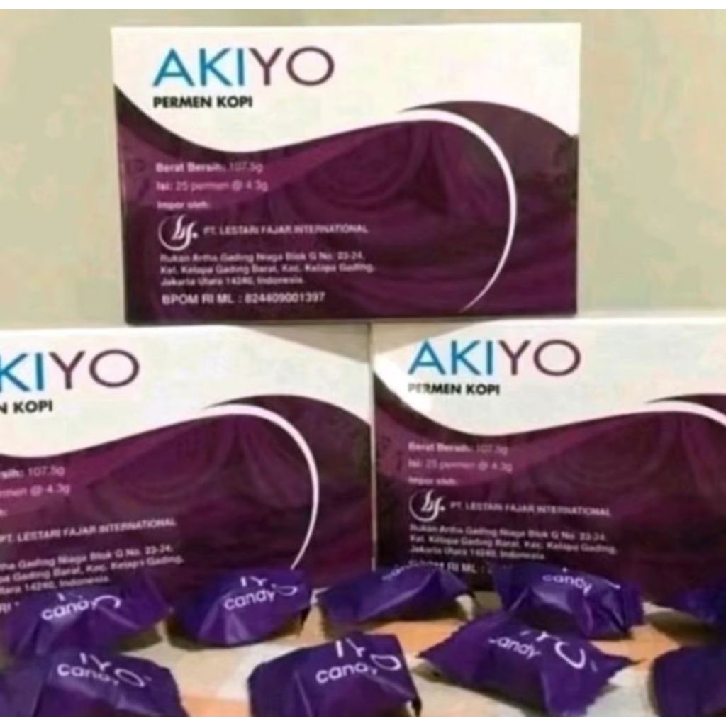 

Akiyo Candy - Permen Akiyo Candy 1 Box 25 Pcs Original