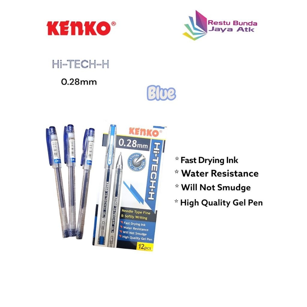 

Kenko Pen Hi-TECH-H [12 pcs] 1 Pack/Blue