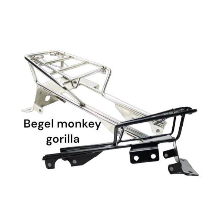 Behel Belakang HONDA GORILLA MONKEY MOTOR MINI HITAM