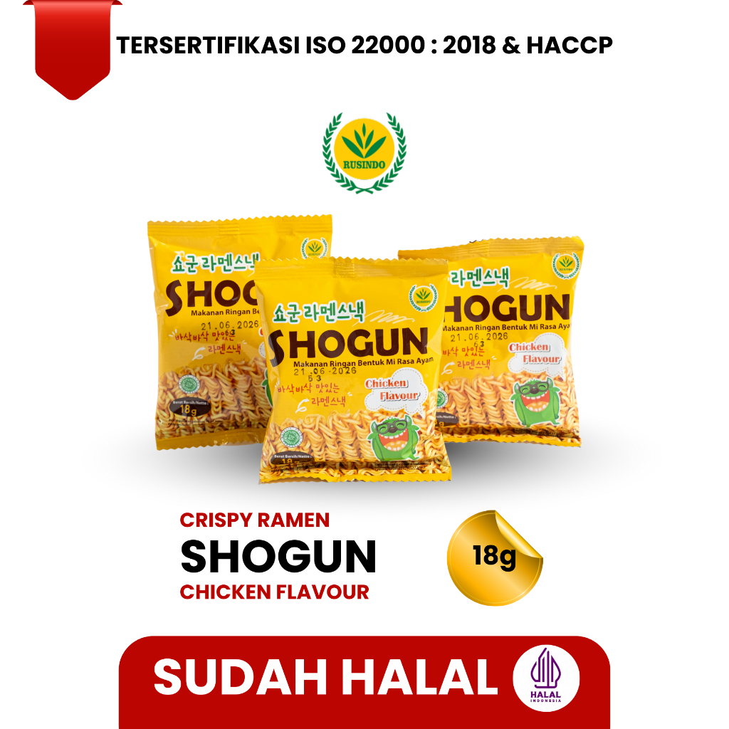 

SHOGUN CHICKEN FLAVOR (1 INNER ISI 20 PCS)