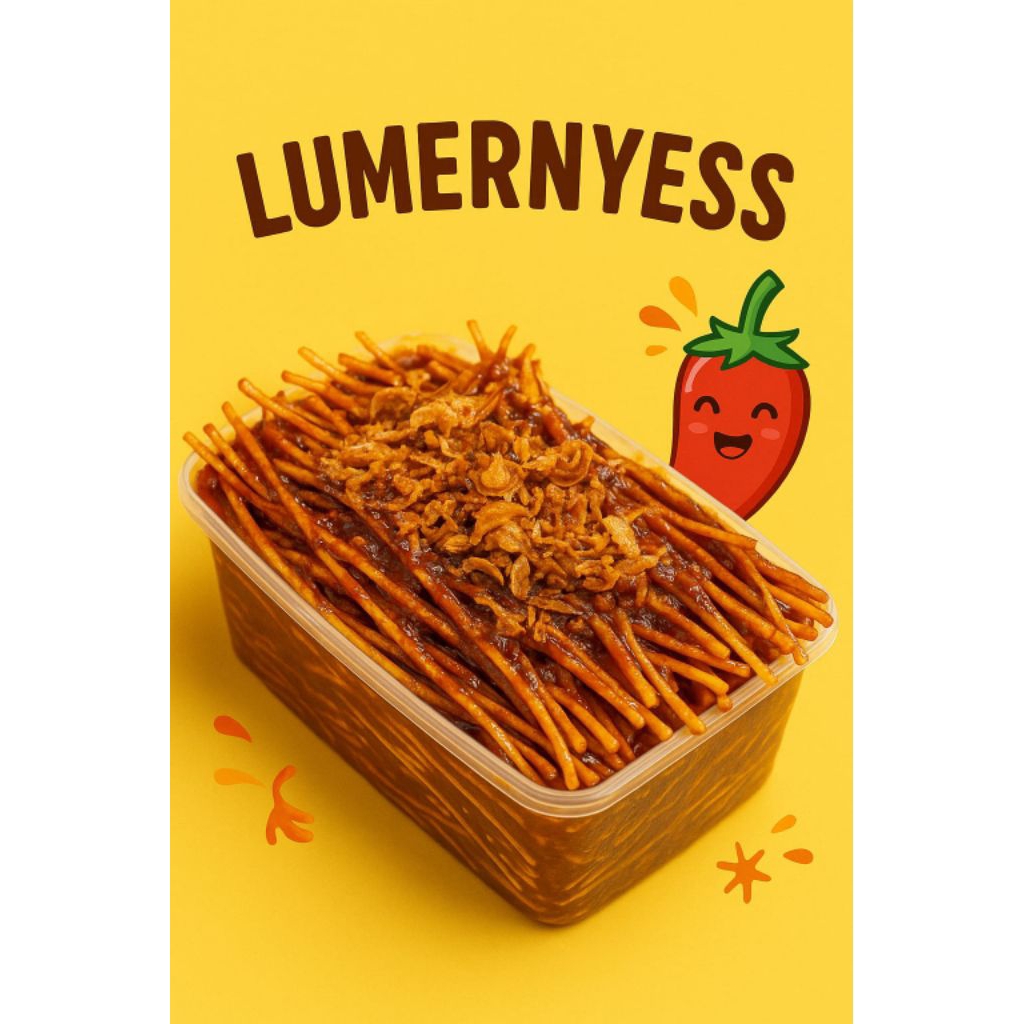 

mie lidi bumbu basah EKSTRA bumbu dan bawang goreng