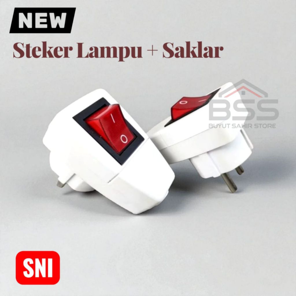 Steker Saklar LAMPU On off BESAR acolokan Listrik On Off