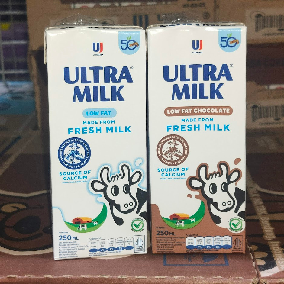 

ULTRA MILK LOW FAT HI-CAL 250 ML / Susu Ultra Milk Low Fat High Calcium