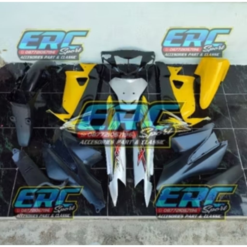 full kasar halus supra fit x kuning silver