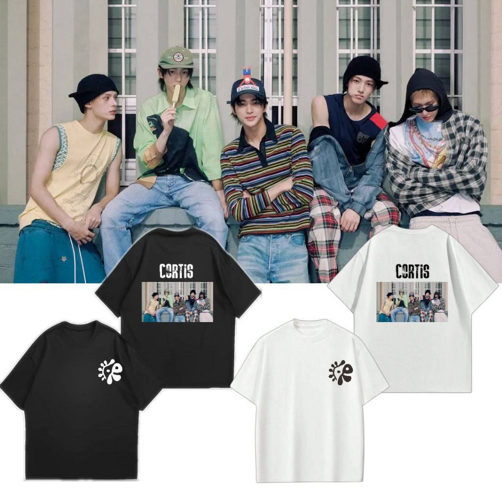 Kaos Cortis Band KPop Terbaru 2025 Adik BTS Oversize Premium Tebal Baju Tshirt Martin James Juhoon S