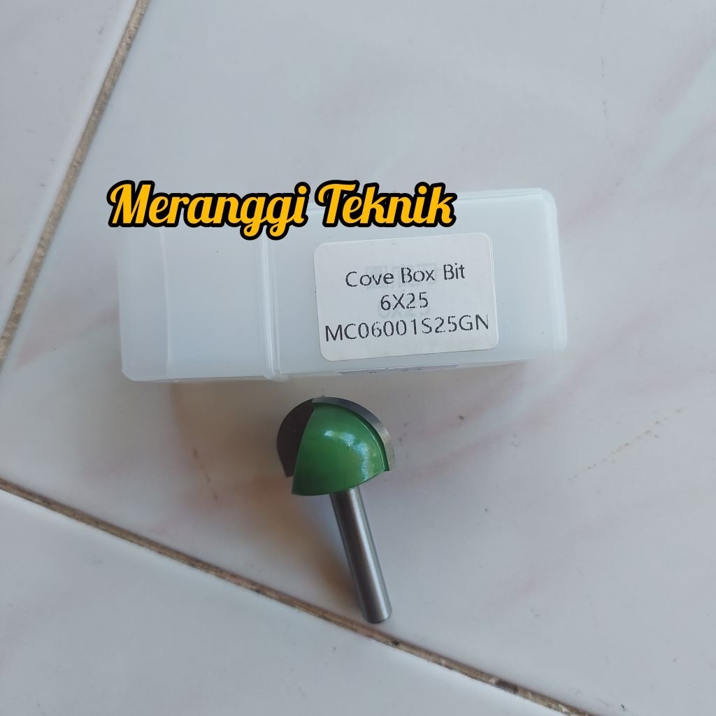 id4837 Mata profil router cove bit shank 6x25 mm