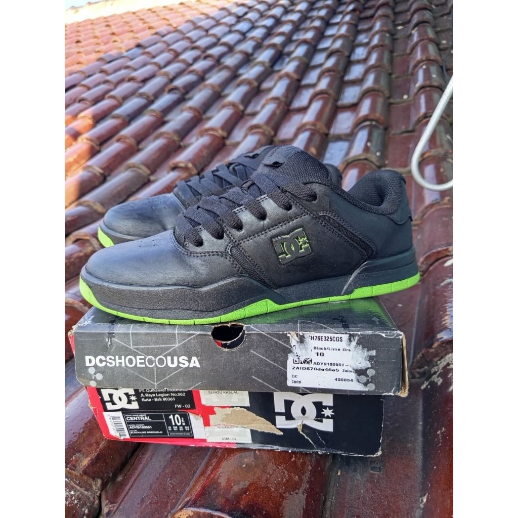 DC SHOES CENTRAL BLACK LIME
