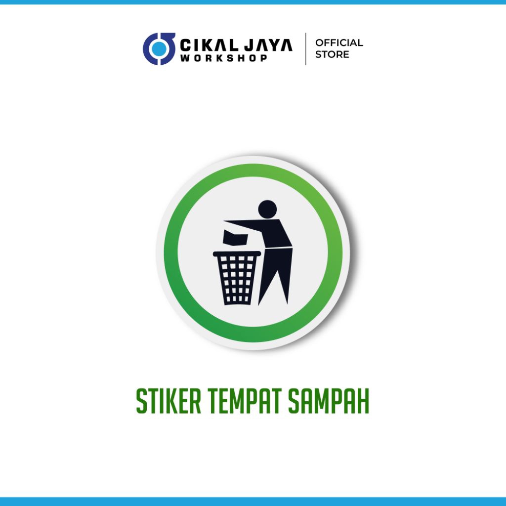 

Stiker Tempat Sampah Green
