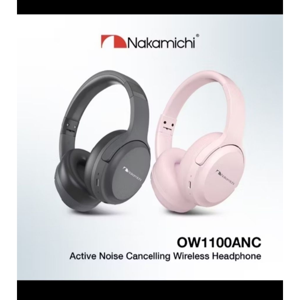Nakamichi OW1100ANC active noise cancelling wireless headphone ANC