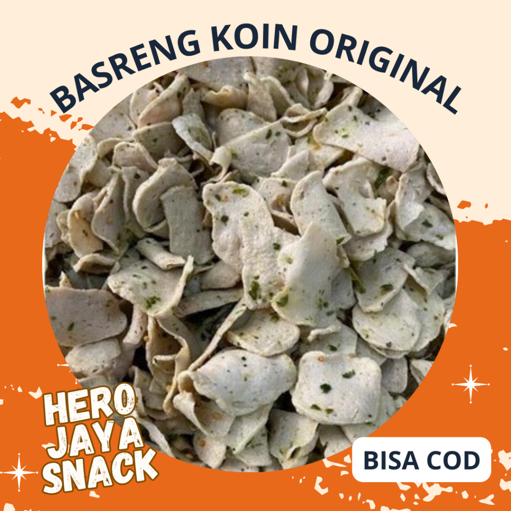 

BASRENG ORIGINAL GURIH ASIN DAUN JERUK BASRENG KOIN BULAT TIPIS RENYAH / Basreng Daun Jeruk