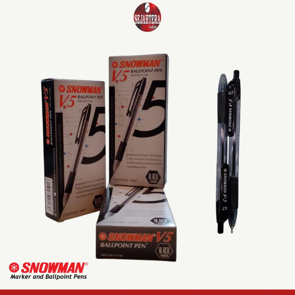 

Ballpoint Pen V-5 0.7mm Hitam