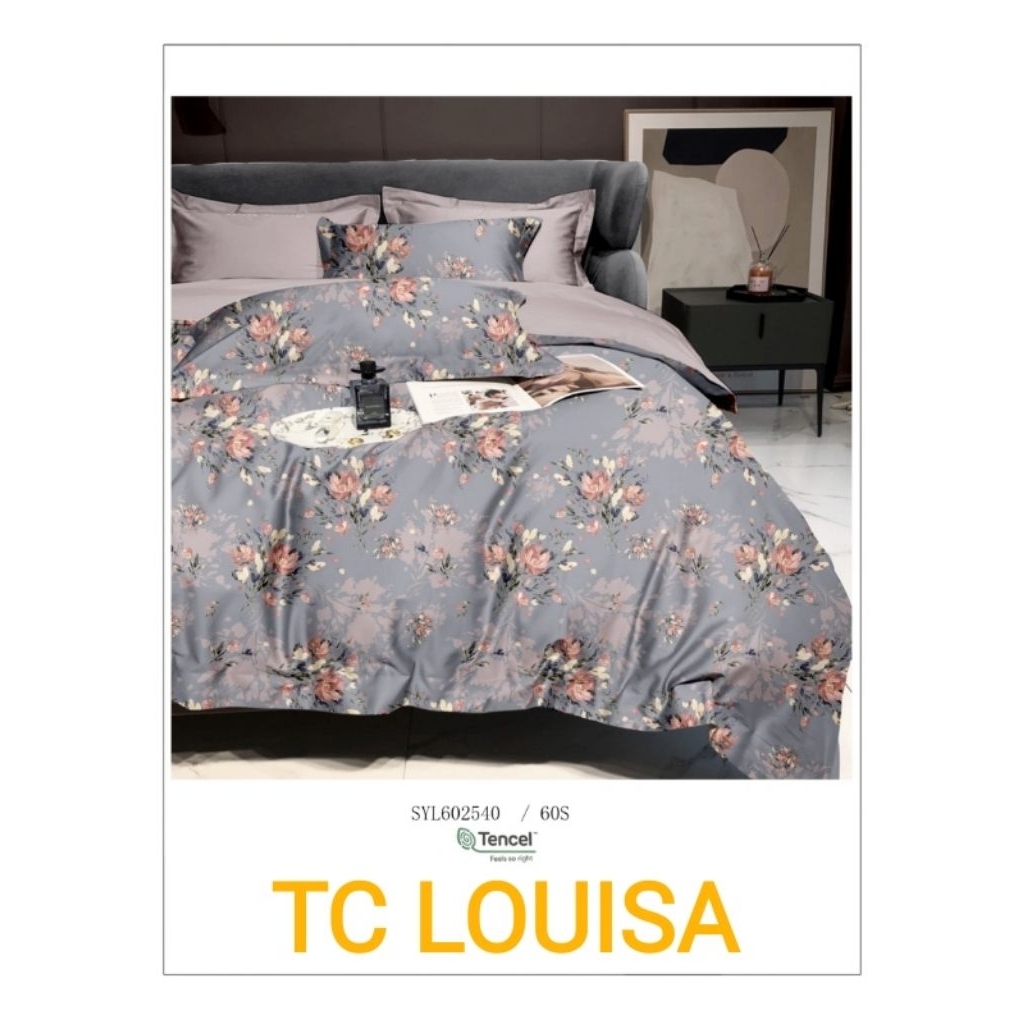 Kain Sprei Tencel 60s Motif Louisa