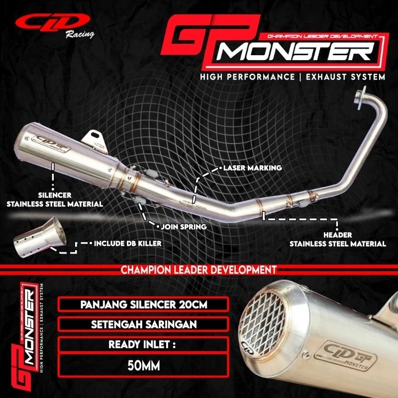 knalpot cld racing gsx-150r r15 v3 cbr 150r k45a facelift satria FU Fi vixion cb150r original type g