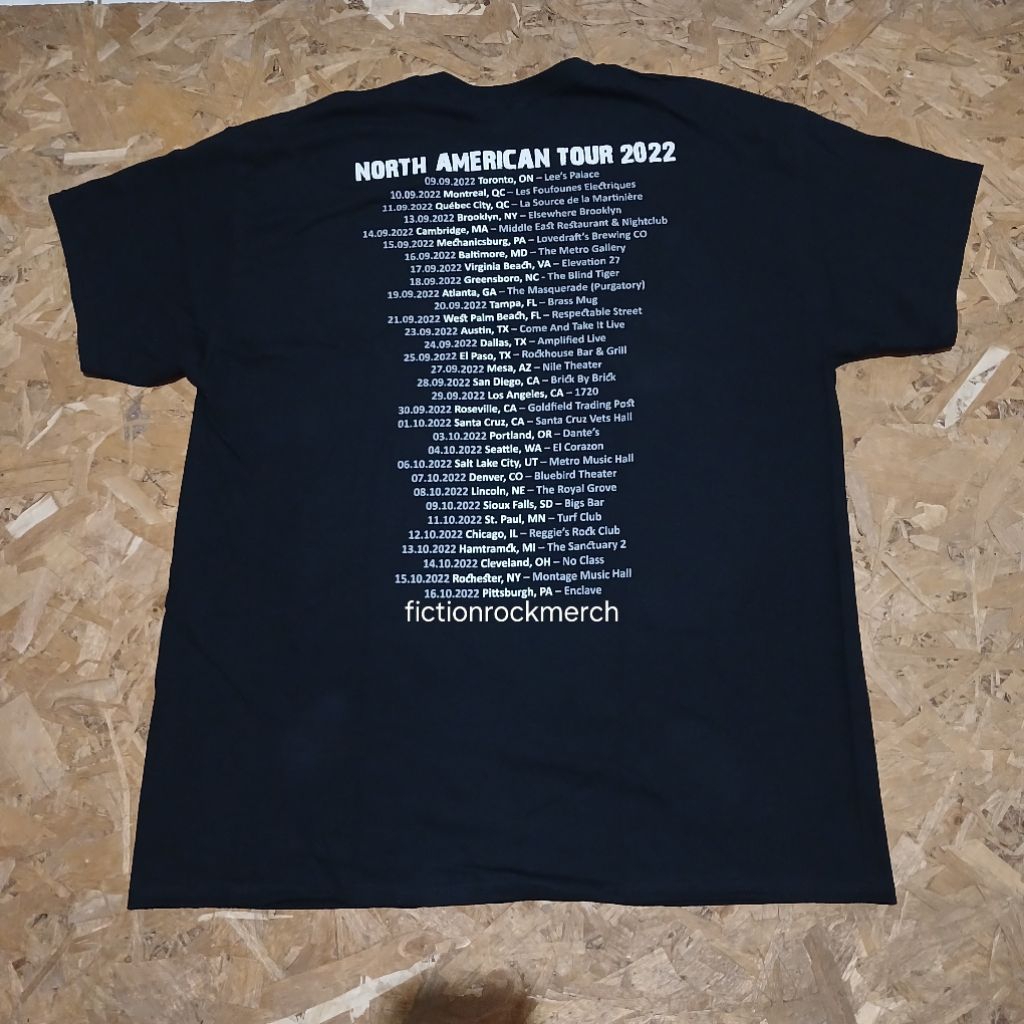 Kaos Band KRISIUN import original Size XL - North American Tour 2022