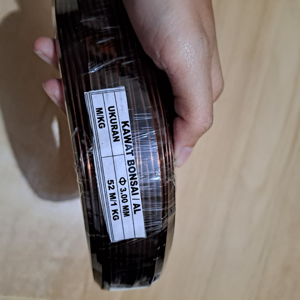 Kawat bonsai aluminium 3mm