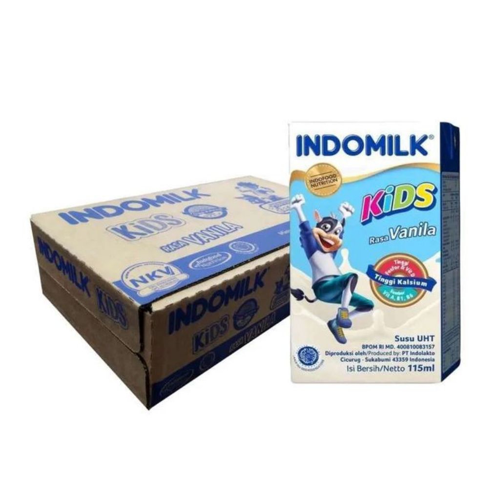 

[1 Dus] Susu Indomilk Kids 115ml × 40pcs| Minuman sehat| Murah