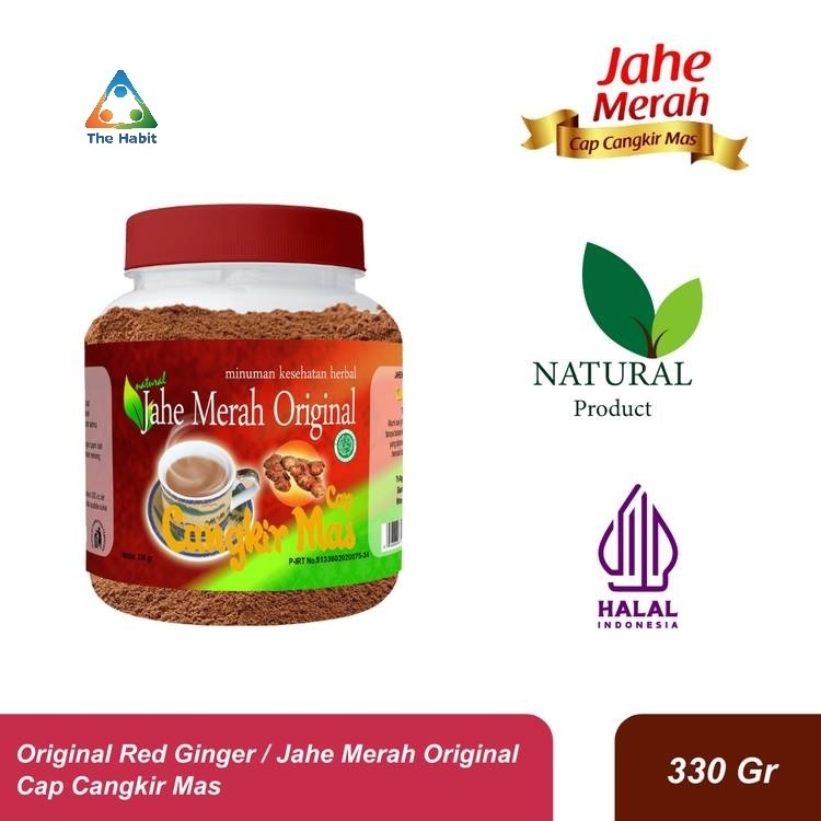 

(The Habit) Cangkir mas jahe merah original 330gr