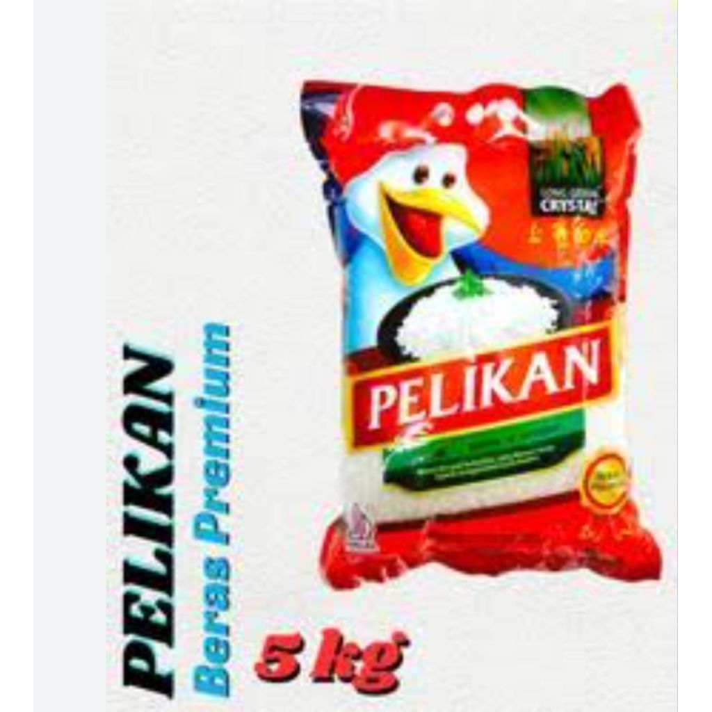 

Beras premium pelikan 5kg