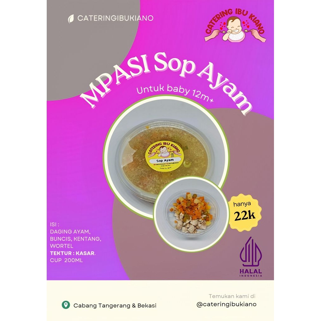 

Sop Telur Puyuh Catering Mpasi Baby