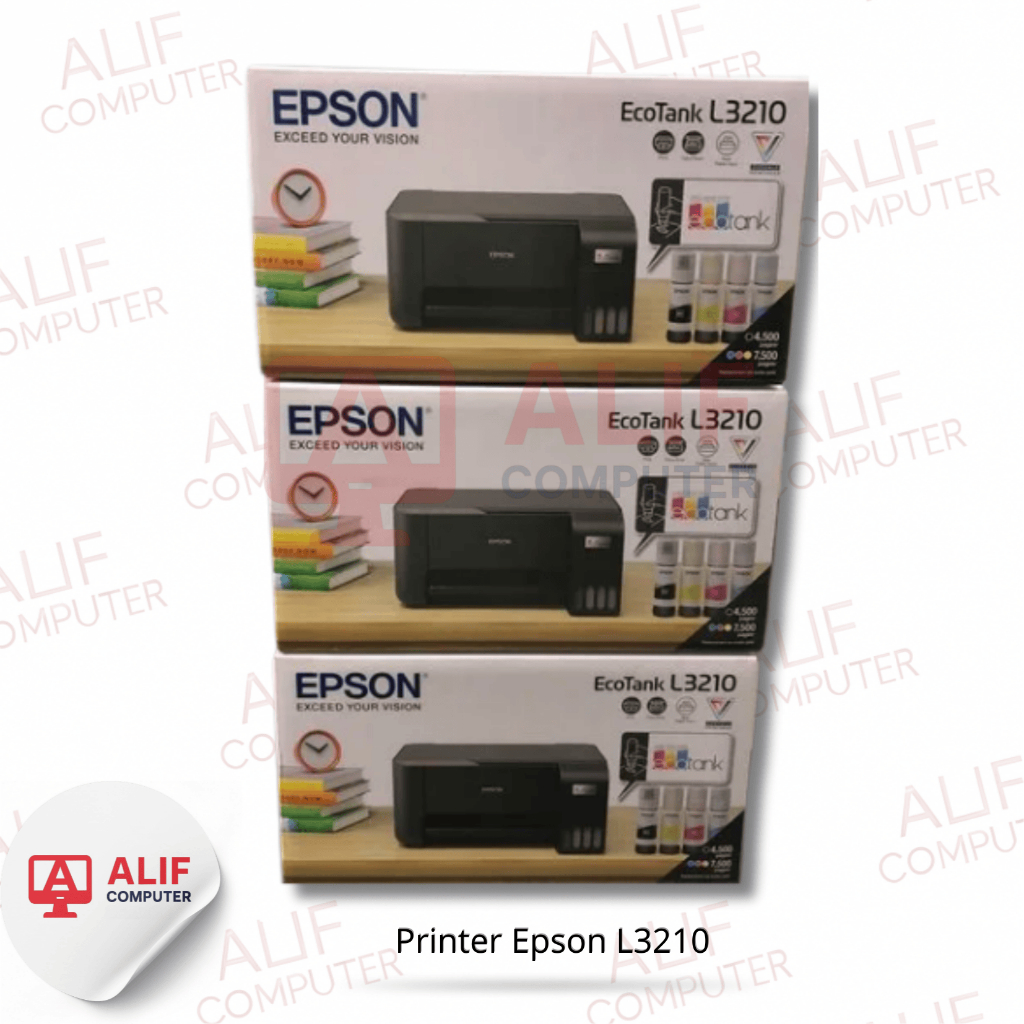 Printer Epson L3210 Ink Tank Print Scan Copy Hemat Tinta Cetak Dokumen Foto A4 Printer All in One