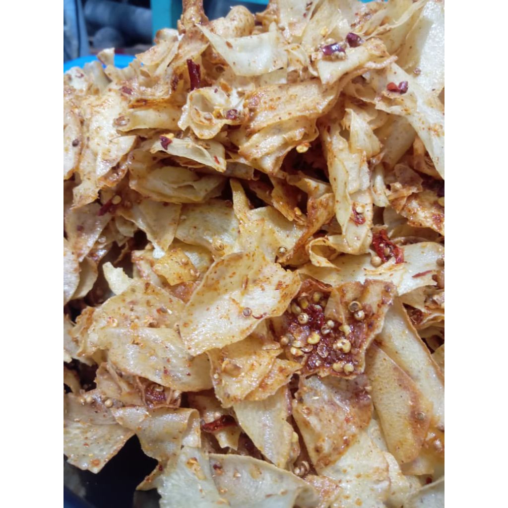 

KERIPIK KETUMBAR PEDAS