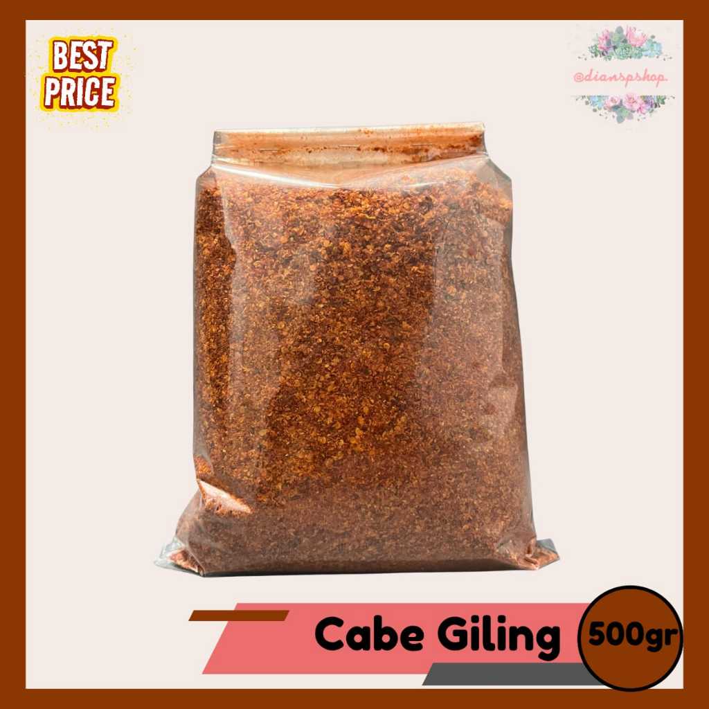 

Cabe Giling 500gr Untuk Aneka Makanan Kuah dan Kering Berbagai Macam Tekstur Halus , Sedang dan Kasar