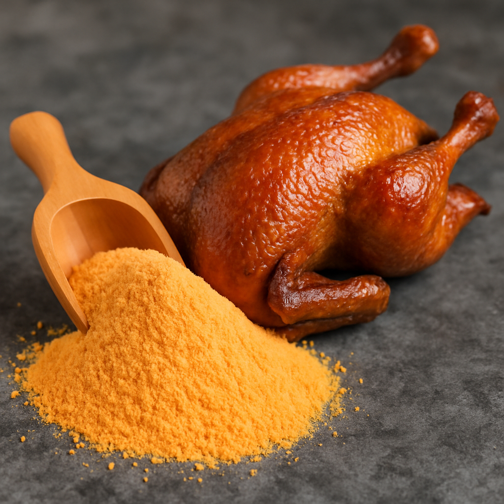 

Bubuk Tabur Rasa bebek bakar Non MSG orange 100Gr Bumbu Serbaguna Halal Roasted Duck Seasoning Powder