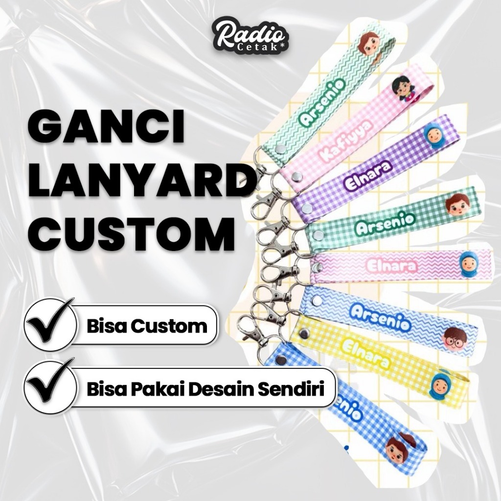 

(FREE TEMPLATE) Cetak Lanyard 2CM – Bisa Custom & Desain Bebas | Tali ID Card, Name Tag & Gantungan Kunci