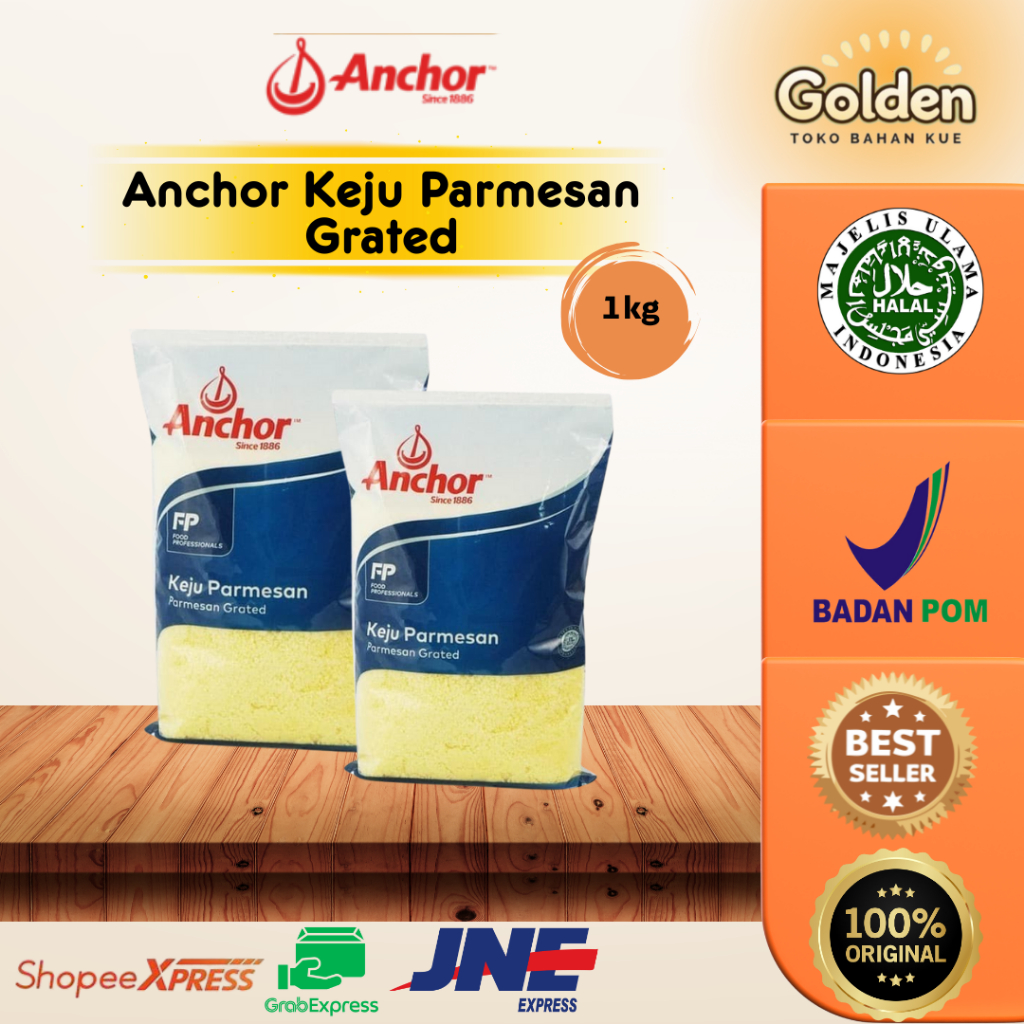 

Anchor Keju Parmesan Grated 1 kg