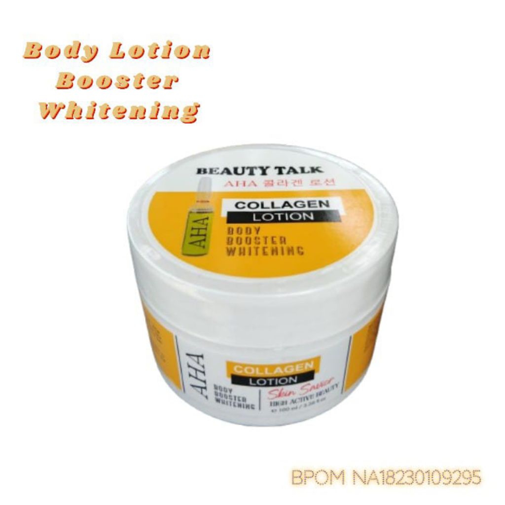 HB BOOSTER WHITENING AHA COLLAGEN 100 ML(Original Beauty Talk/BPOM)
