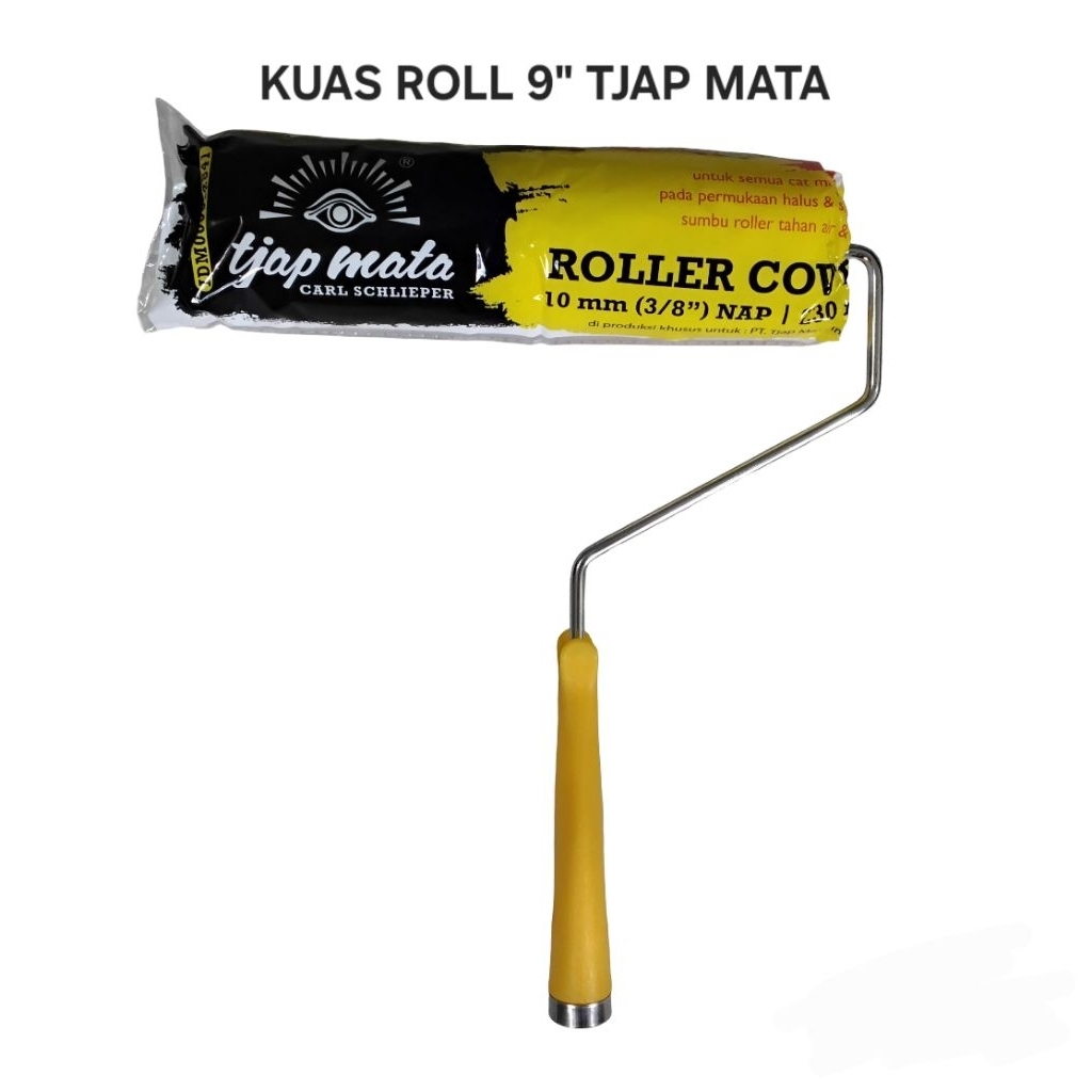 KUAS ROLL 9" TJAP MATA / ROLL CAT  / KUAS  ROLL DINDING