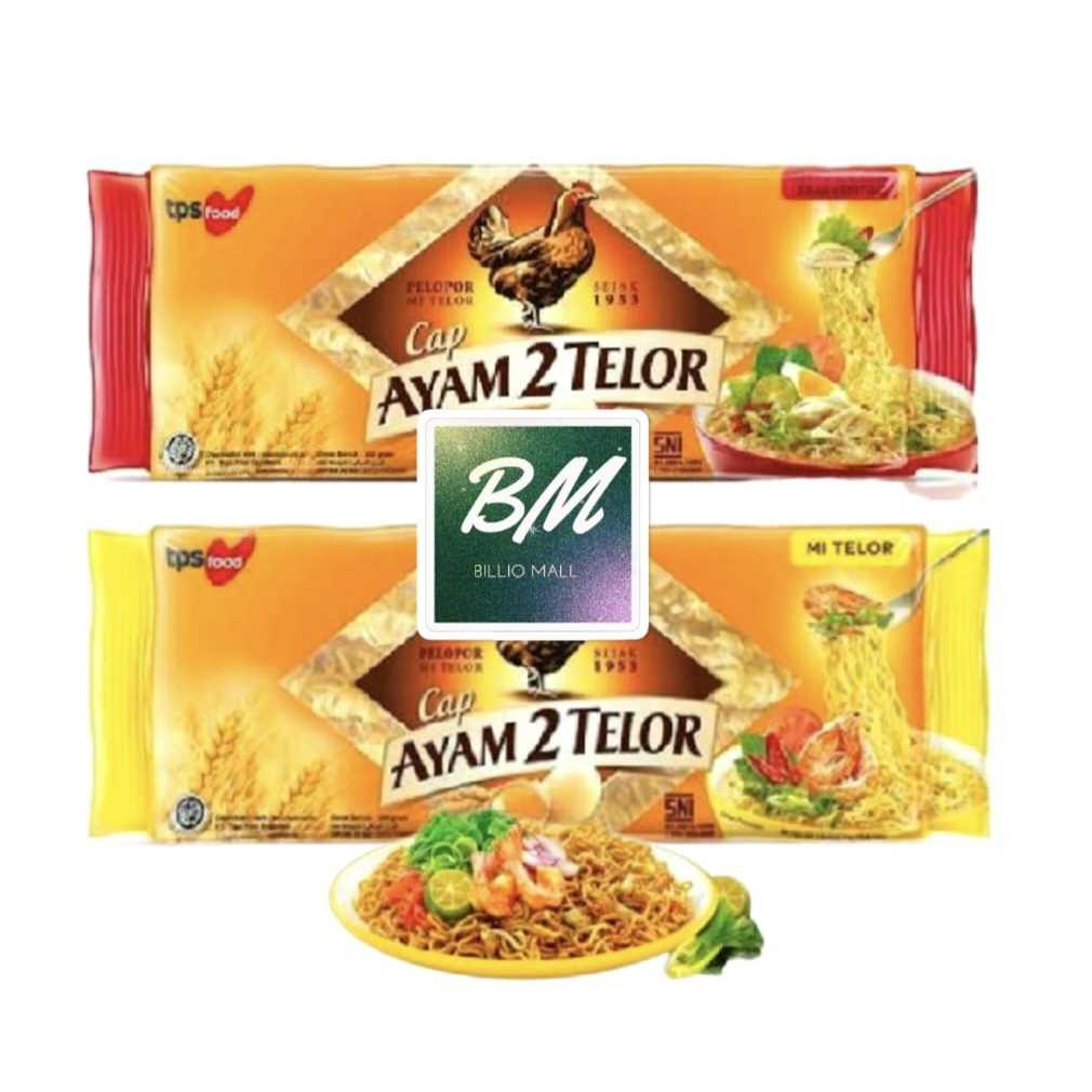 

Mie Ayam 2 Telor 200 gr Reguler / Lebar Keriting