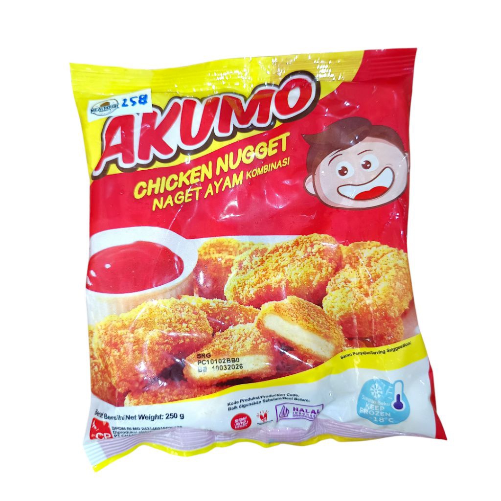 

Akumo Naget Ayam Kombinasi 250 gr / 500 gr