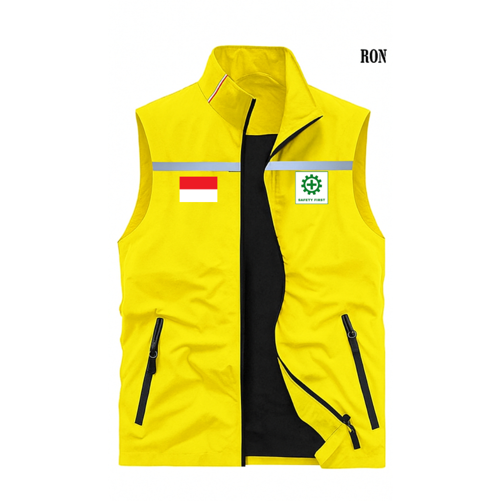 Termurah Rompi Safety Proyek Lapangan / Rompi Proyek Safety / Rompi Safety Tactical / Rompi Kerja La
