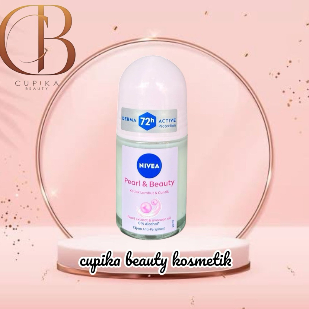 e.bz} NIVEA deodorant roll on anti perspirant 25 ml pearl and beauty