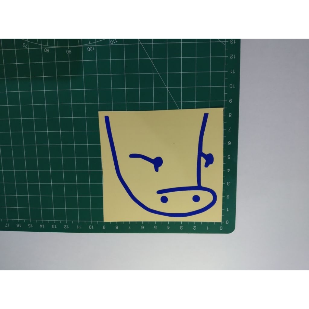 

stiker cutting flork meme