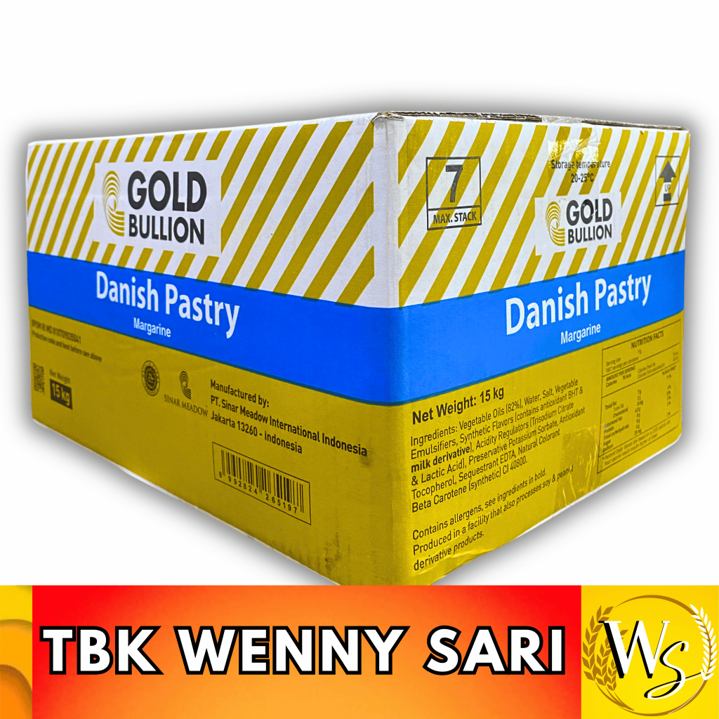 

GOLD BULLION DANISH PASTRY 15 KG ( 1 DUS )